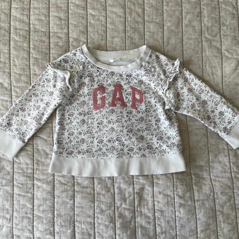 Gap Floral Printed Crewneck